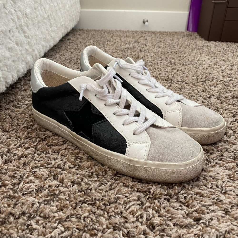 Worn Once Vintage Havana Distressed Sneakers